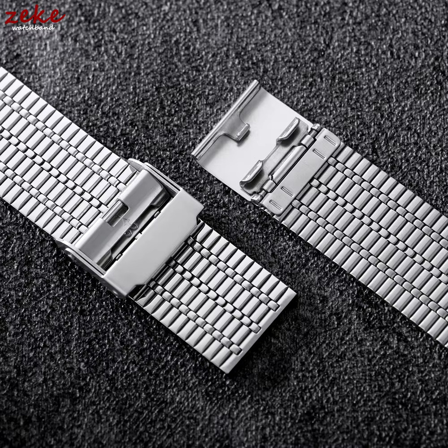 crazyband Uhrenarmband Edelstahl, Silber, Unisex, 20 mm, 22 mm - Bild 3