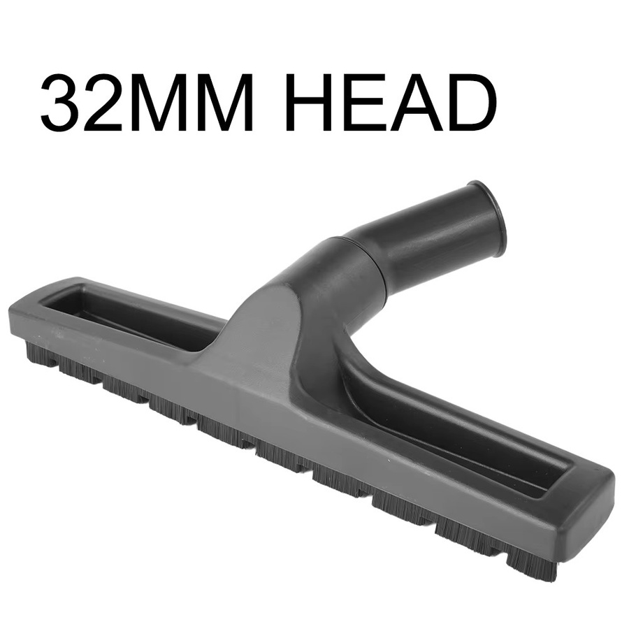 Staubsauger-Bürstenkopf als Bodenbürste und Saugdüse in Schwarz mit 32 mm Durchmesser und 32 mm bis 35 mm Adapter - Bild 2