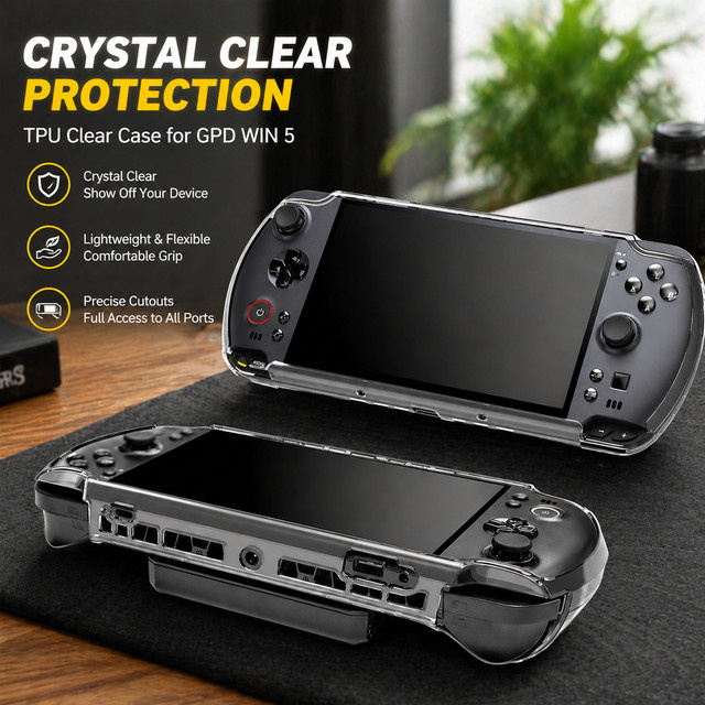 GPD Win 5 TPU Soft Cover Case Schutzhülle für die Handheld-Spielekonsole in Transparent - Bild 1