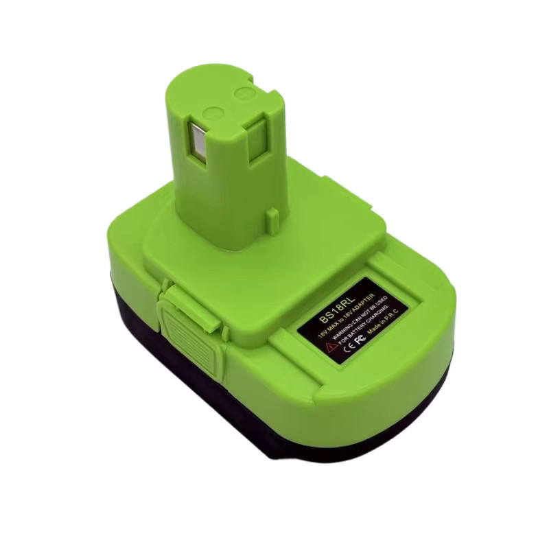 Alasicka Akku Adapter Konverter für Bosch 18V Lithium-Batterien auf Ryobi 18V Li-Ion Akku Schnurlose Elektrowerkzeuge, Farbe: Grün - Bild 3