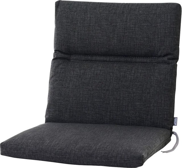 Siena Garden Sesselauflage Comfort Anthrazit, wetterfest und UV-beständig, B/T/H: 96 x 48 x 7 cm - Bild 1