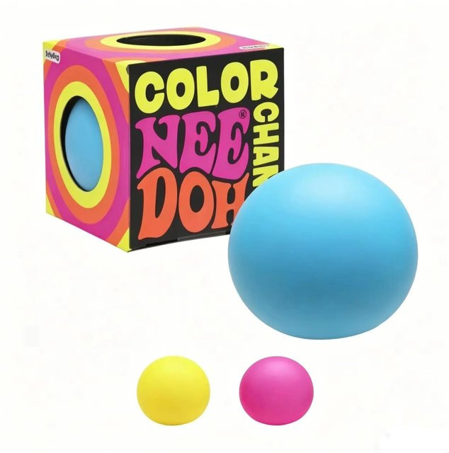 Schylling Deedoh Ball, Sensorische Stressabbau-Bälle, black - Bild 1