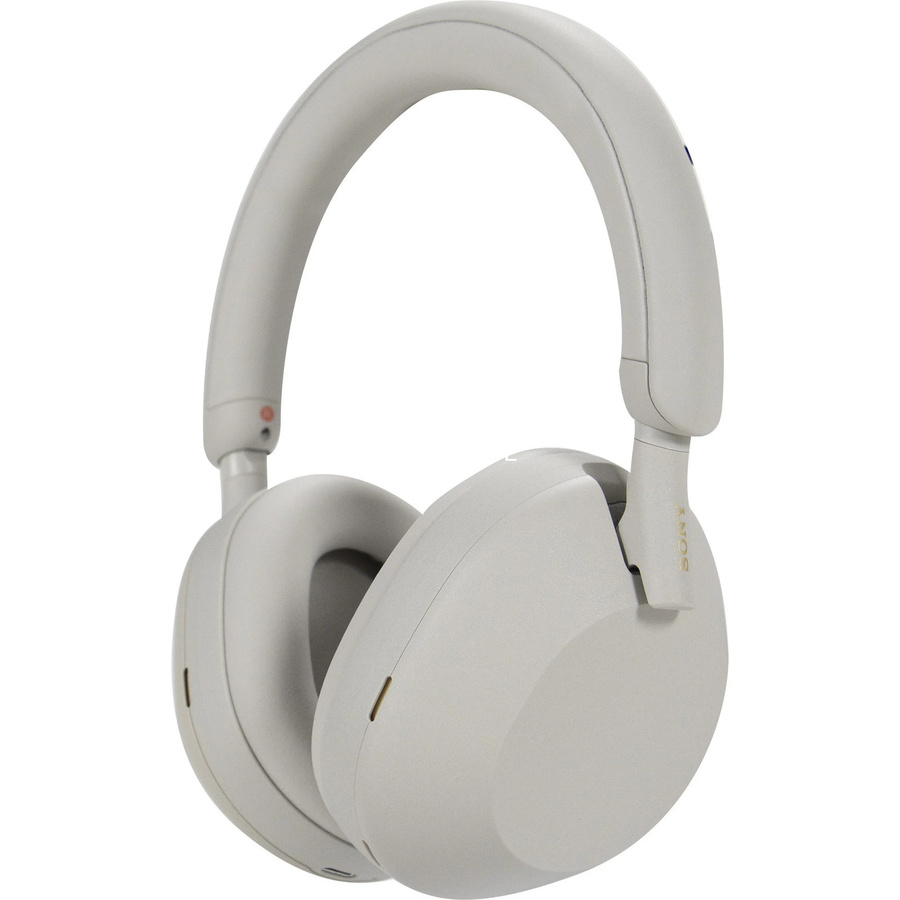 Sony WH-1000XM5 Over-Ear Kopfhörer in Silber und Weiß mit USB-C Anschluss - Bild 1