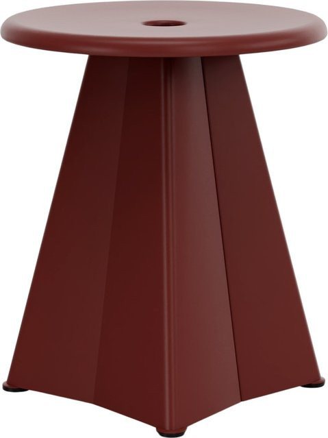 Vitra Tabouret Métallique Hocker aus Stahlblech in Rot - Bild 1