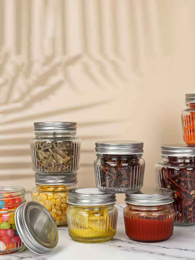 KEMORELA Lebensmittel-Vorratsdosen aus Glas, luftdichte und auslaufsichere Küchenkanister für Getreide, Mehl, Zucker und Kaffee, BPA-frei, transparent - Bild 5