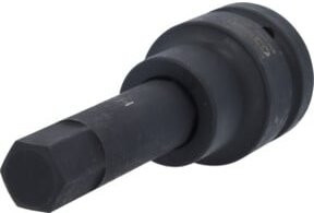 KS Tools Kraft-Bit-Stecknuss Innensechskant lang 22mm Schwarz - Bild 1