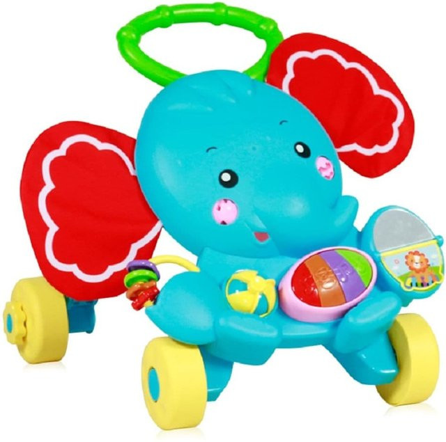 Lorelli Lauflernwagen Elefant, Laufhilfe Spielcenter, blau - Bild 1