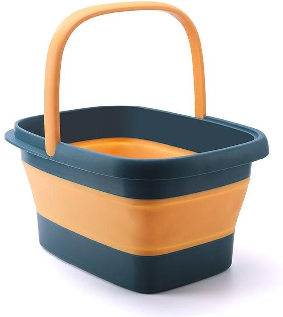 WIKHOSTAR Home Faltbarer Eimer als Pediküre-Wanne und Fußmassage-Becken, B/T/H: 43,5 x 43,0 x 22,0 cm - Bild 1