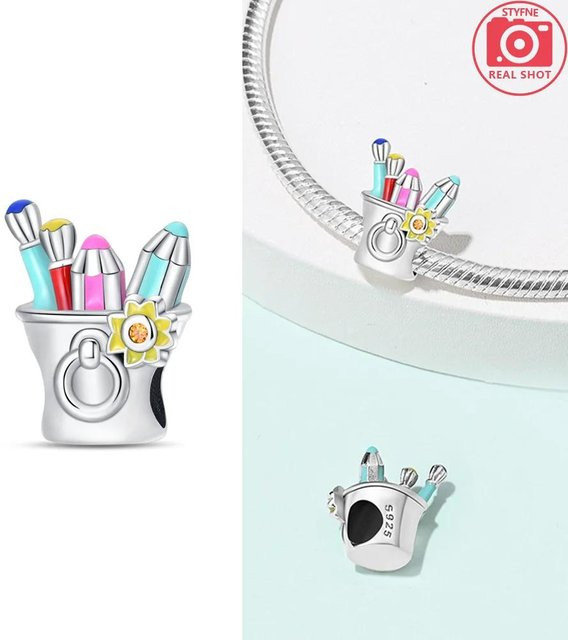 YIRAN Jewelry Charms, Perlen, Messing, Weiß, Damen - Bild 1
