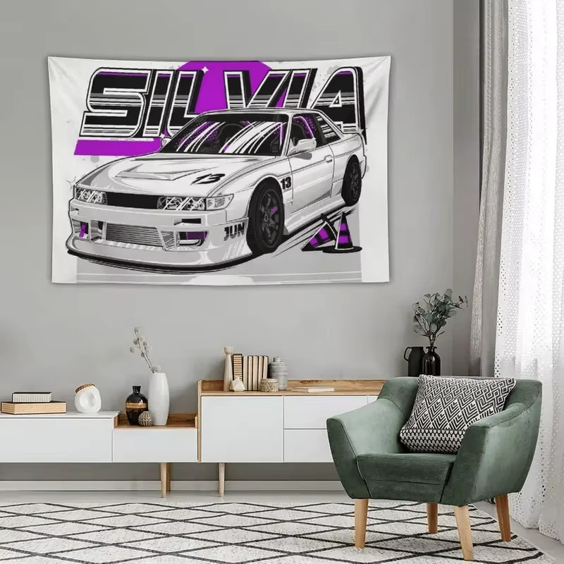 VIKAMA Street-Racing Auto Teppich in Multicolour für Schlafzimmer und Gaming-Zimmer - Bild 2