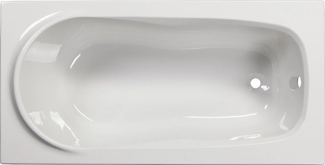Sanoacryl Badewanne Alba Weiß B: 140 cm, T: 70 cm - Bild 1