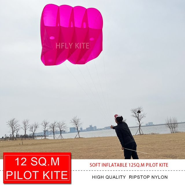 HFLY Pilotendrachen, aufblasbar, weich, 12 m2 - Bild 1