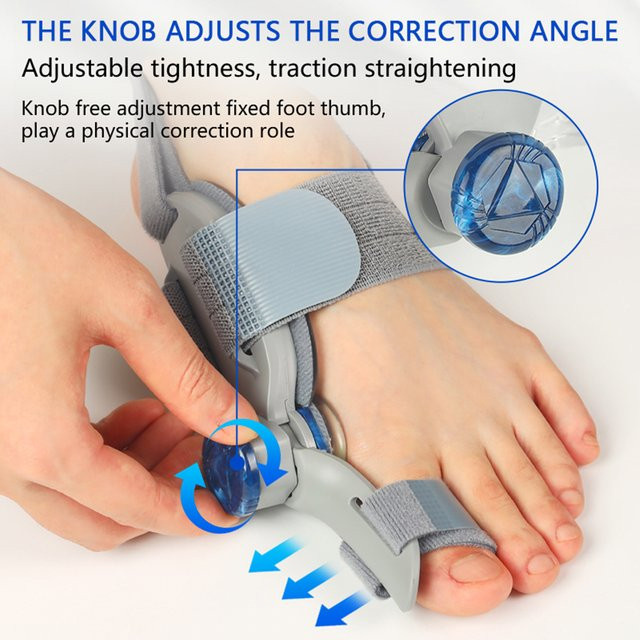 Ms.Dear Hallux-Valgus-Korrektor, Verstellbarer Zehenspreizer, Unisex - Bild 1