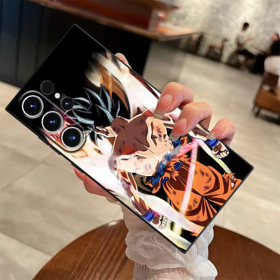 Schwarze weiche Handyhülle mit Dragon Ball Motiv für Samsung Galaxy S23 Ultra, S25 Edge, S24 Plus, S21 FE und S20 - Bild 2