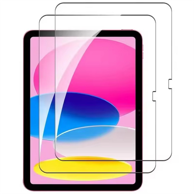 2 Stück Displayschutzfolie aus 9H gehärtetem Glas für Apple iPad und iPad Air in Transparent - Bild 1