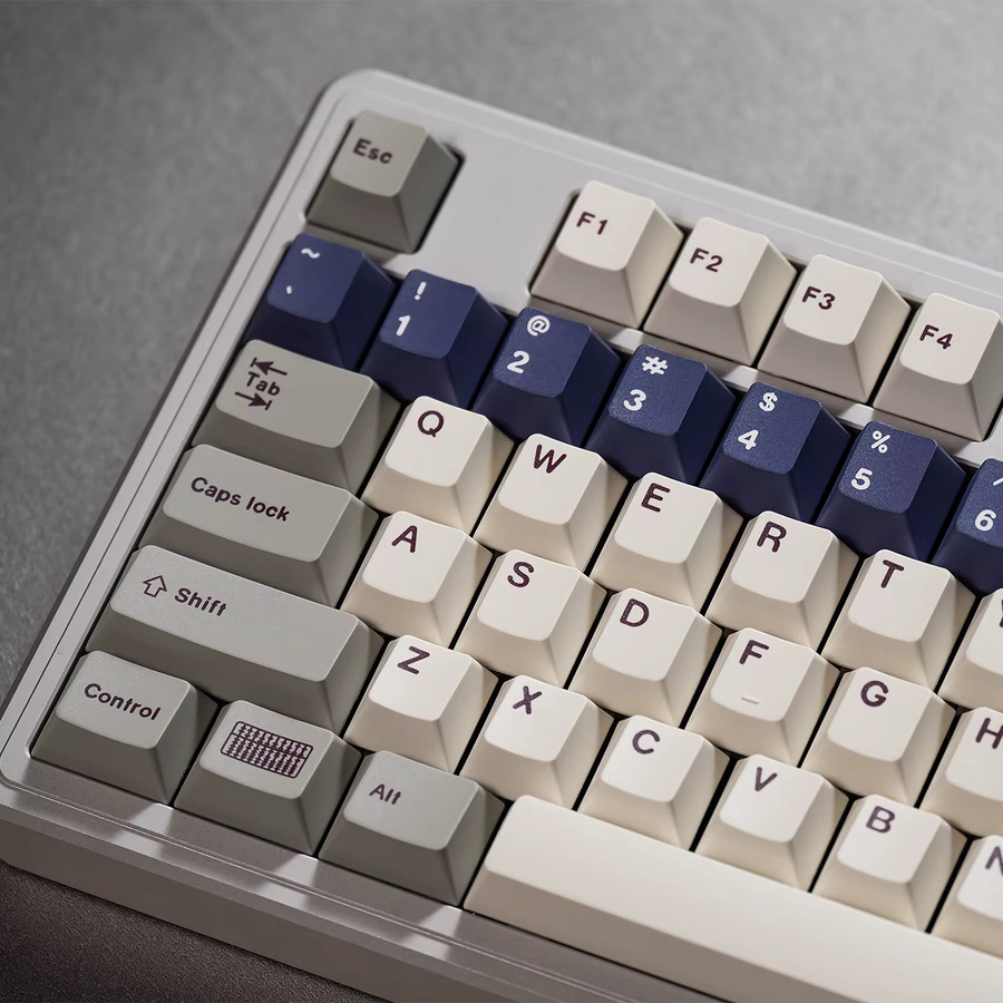 Venit Keys Retro Tastenkappen in Schwarz mit Cherry-Profil aus PBT für mechanische MX-Switch-Tastaturen - Bild 2