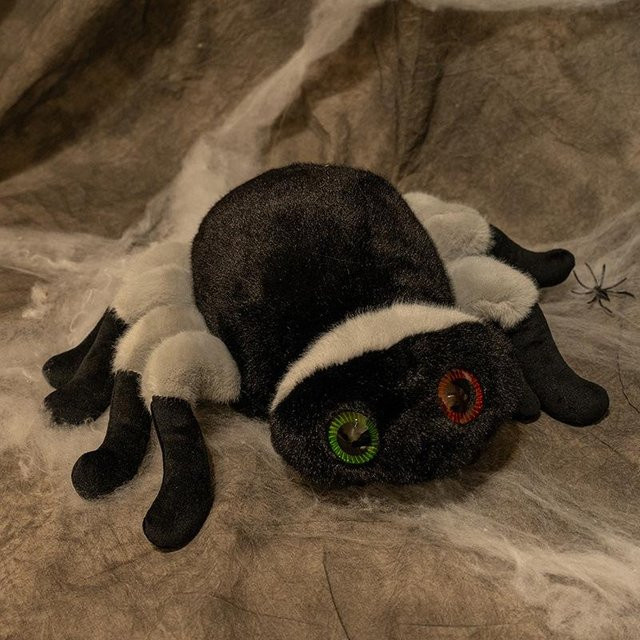 Yiran toy Spinnen-Plüschtiere, Schwarz, Bunt, 3 Größen - Bild 1