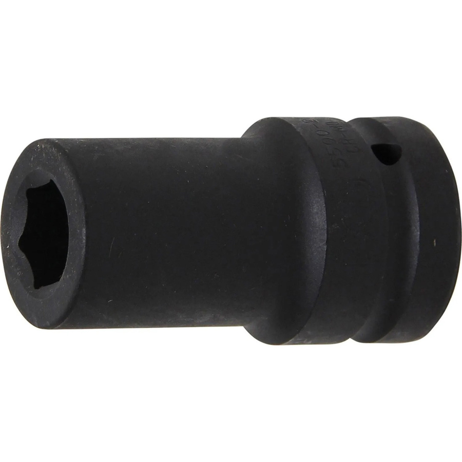 BGS Kraft-Steckschlüssel-Einsatz Sechskant tief 5500-21 mit 25 mm Antrieb und 21 mm Schlüsselweite - Bild 2