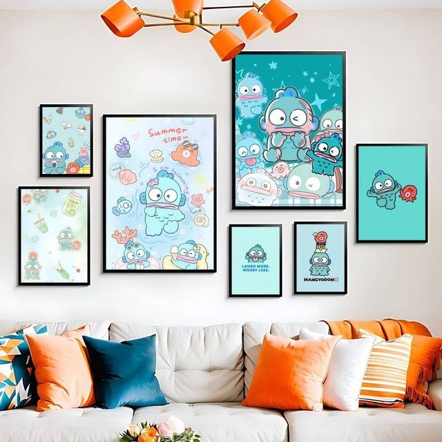 Hangyodon Wandkunst Poster von 52TOYS, wasserfestes Filmposter für Wohnzimmer und Schlafzimmer, B/H: 20 x 15 cm - Bild 1