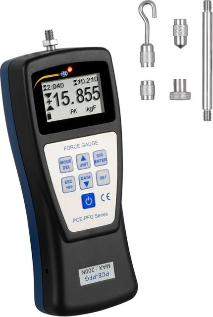 PCE Instruments Durometer PFG 20 Härteprüfgerät und Kraftmessgerät in Schwarz - Bild 1