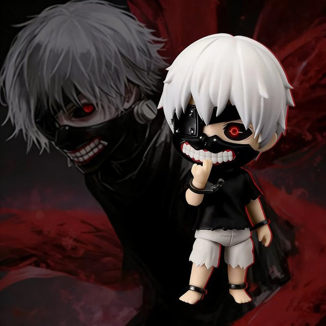 Bandai Tokyo Ghoul Nendoroid 2734 Ken Kaneki, Actionfigur, 10cm - Bild 1