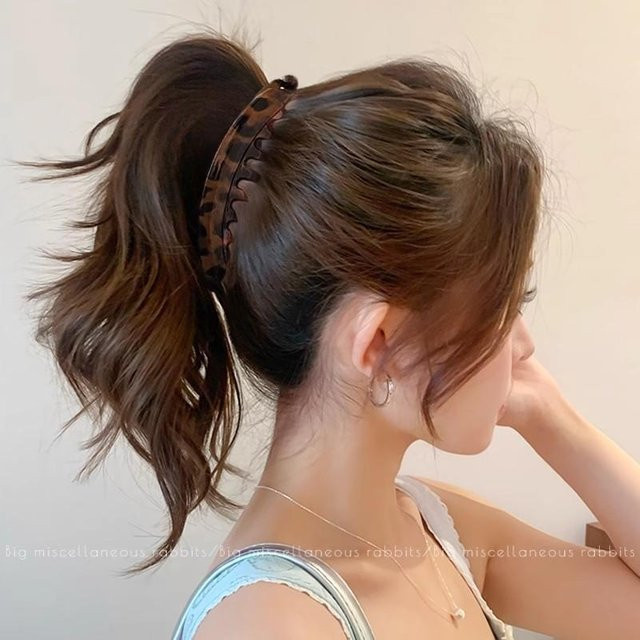 Haarspange Leopard Print, Damen, Mädchen - Bild 1