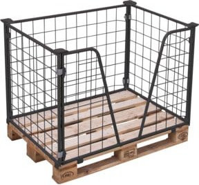 VarioFit Palettenaufsatz Typ 63 aus Stahl in Anthrazit RAL 7016 - Bild 1