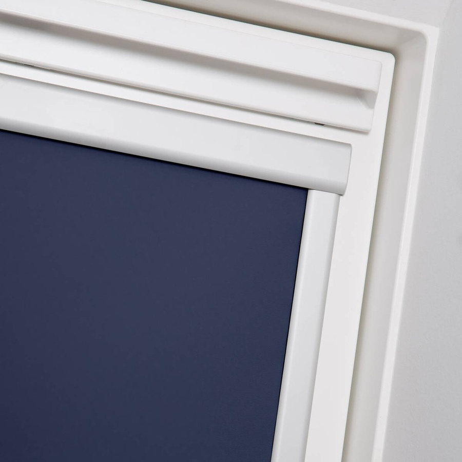 Lichtblick Skylight Dachfensterrollo Thermo Verdunkelung Blau B: 97,3 cm, H: 94 cm - Bild 4