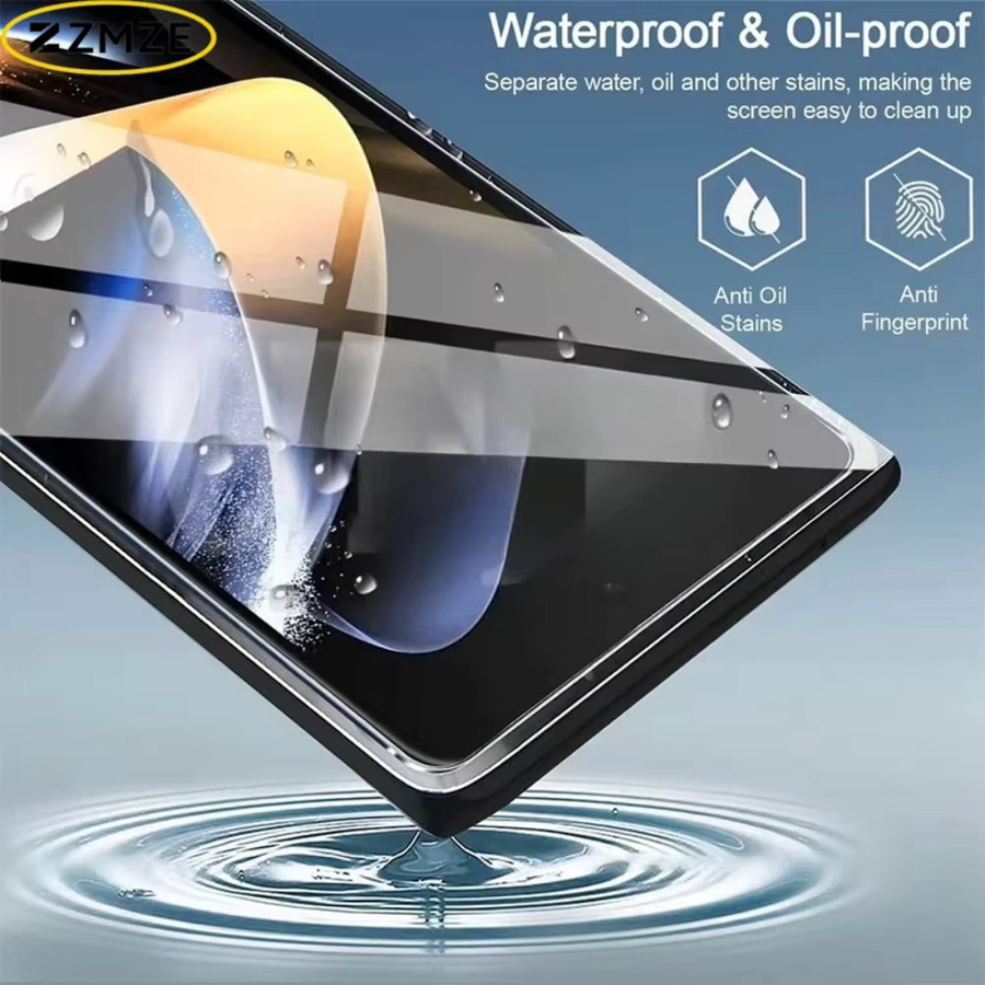 4er-Pack SnakeGlass Displayschutzfolien aus gehärtetem Glas für Samsung Galaxy Z Fold 7 6 5 4 3 2, transparent, kratzfest und HD-klar - Bild 3