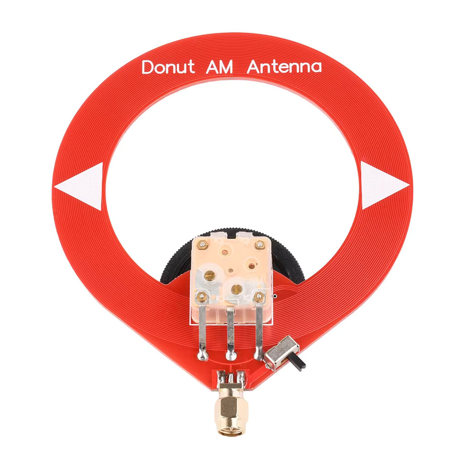 diymore Mini Loop Antennenmodul Donut Antenne für SW, AM, Medium und FM mit Breitbandempfang in Schwarz - Bild 4