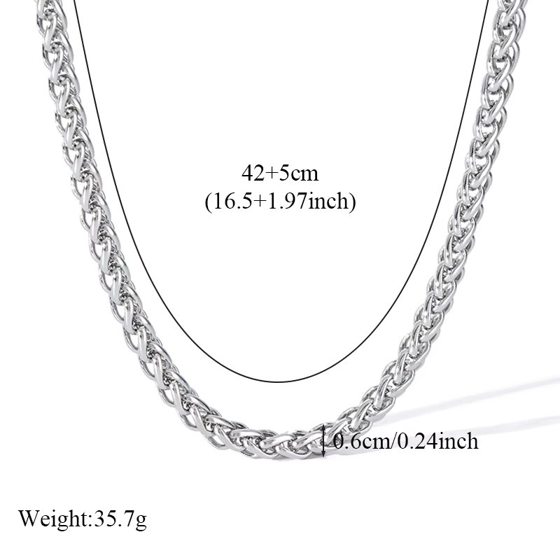 EILIECK Schmuck-Set Edelstahl, Silber, Damen - Bild 2