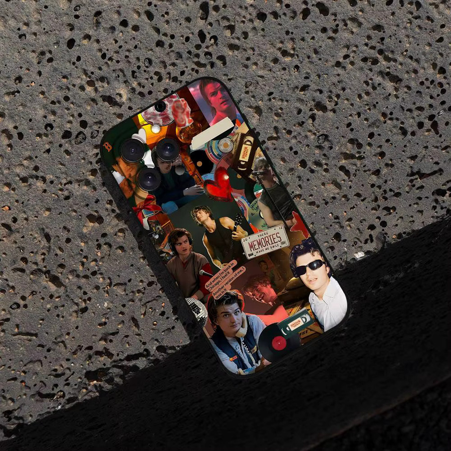 Handyhülle mit J-Joe Keery Motiv für Apple iPhone 11 bis 17 Pro Max Plus Mini, weiche TPU Hülle, Multicolor - Bild 7
