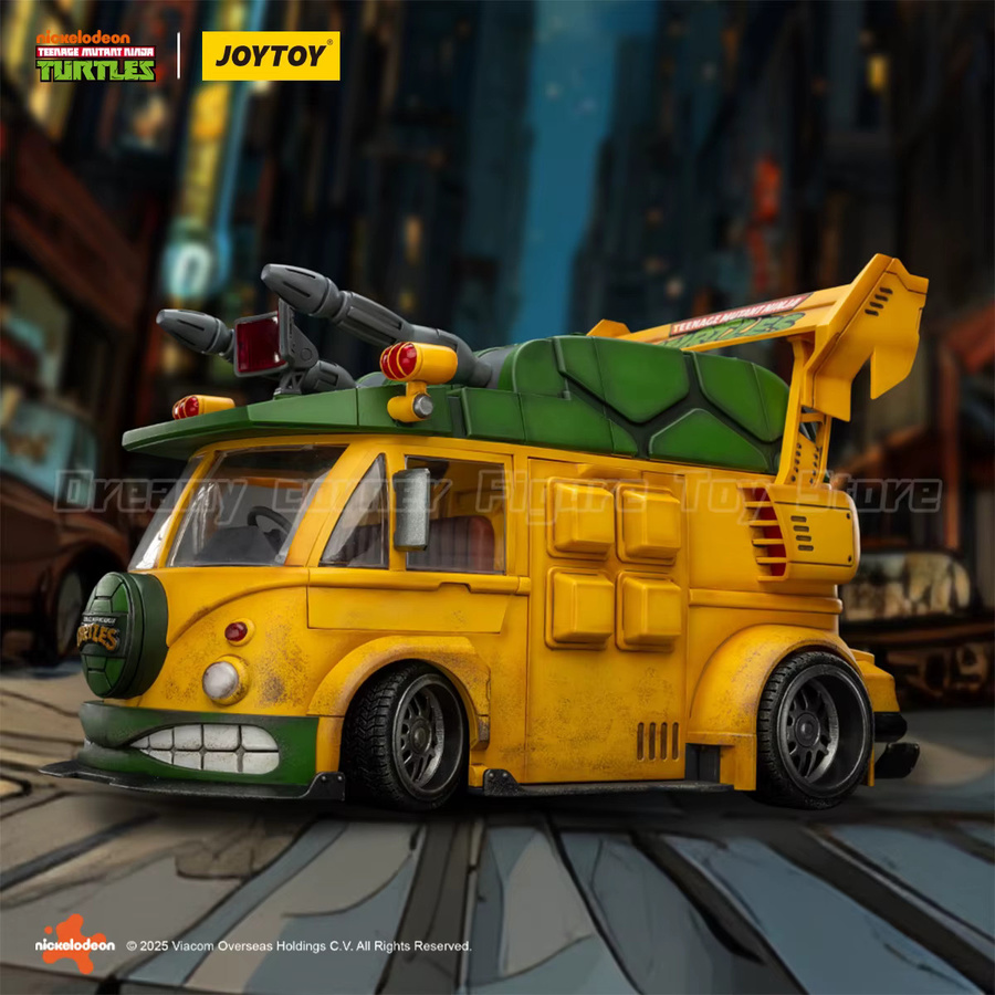 JOYTOY TMNT Turtle Van 1/18 Actionfigur Spielzeugsammlung Dekofigur - Bild 2