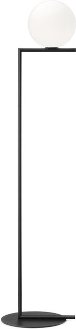Flos IC F Stehleuchte in Schwarz mit Opalglas und dimmbarer Funktion - Bild 1