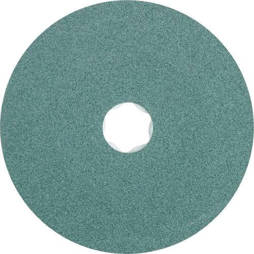 PFERD COMBICLICK Zirkon Fiberscheibe Ø 115 mm in Türkis für hohen Abtrag auf Metall - Bild 1