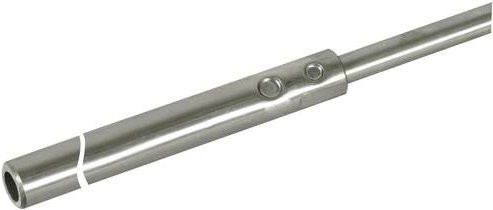 DEHN Rohr-Fangstange RFS 16 10 2000 aus Edelstahl in Silber - Bild 1