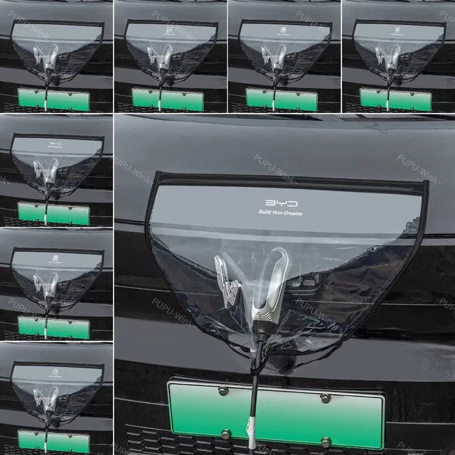 BYD Elektrofahrzeug-Ladeanschlussabdeckung Regenschutz für Dolphin, Seal, Atto 3, Yuan Plus, Song Plus und Seagull, transparent - Bild 1