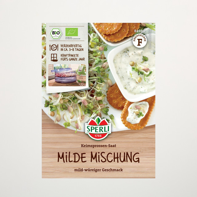 Sperli Keimsprossen Milde Mischung Bio Saatgut - Bild 1