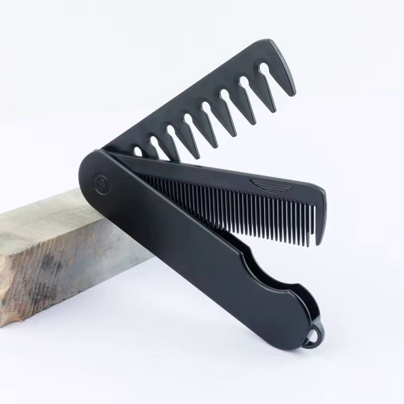 Happy Barber Multifunktionaler faltbarer Haarkamm, Unisex - Bild 5