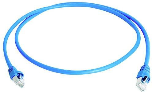 Telegärtner RJ45 Patchkabel CAT 6a S/FTP Ethernet LAN Blau mit Knickschutztülle 5 m - Bild 1