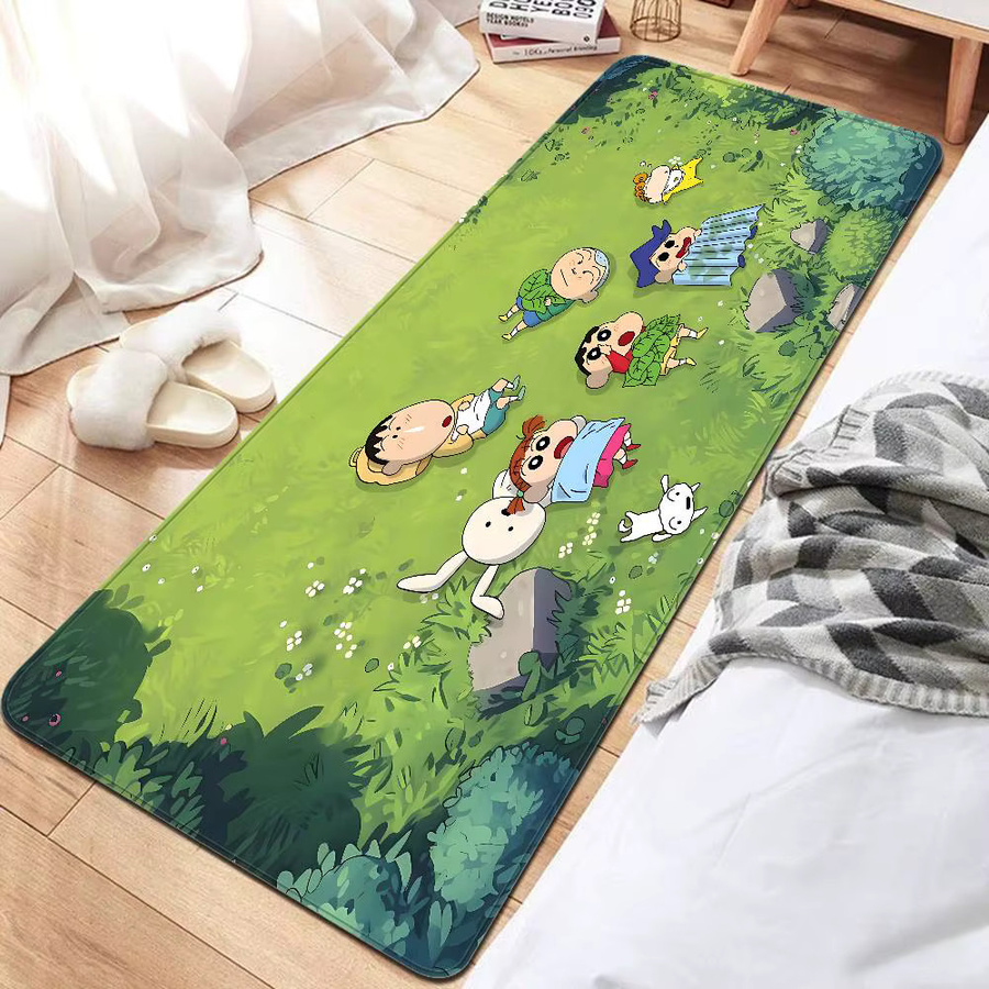 Rutschfeste Crayon Shin-Chan Fußmatte im nordischen Stil für Wohnzimmer, Schlafzimmer und Balkon - Bild 3