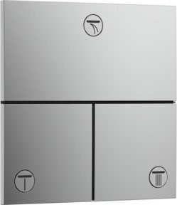 Hansgrohe ShowerSelect Comfort E UP Unterputz-Duschventil für 3 Verbraucher in Chrom - Bild 1