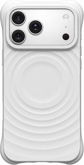 newteneight Ripple Flüssigsilikon-Magnethülle mit MagSafe für iPhone 17 Air 16 15 14 13 Pro Max Plus in Weiß - Bild 1