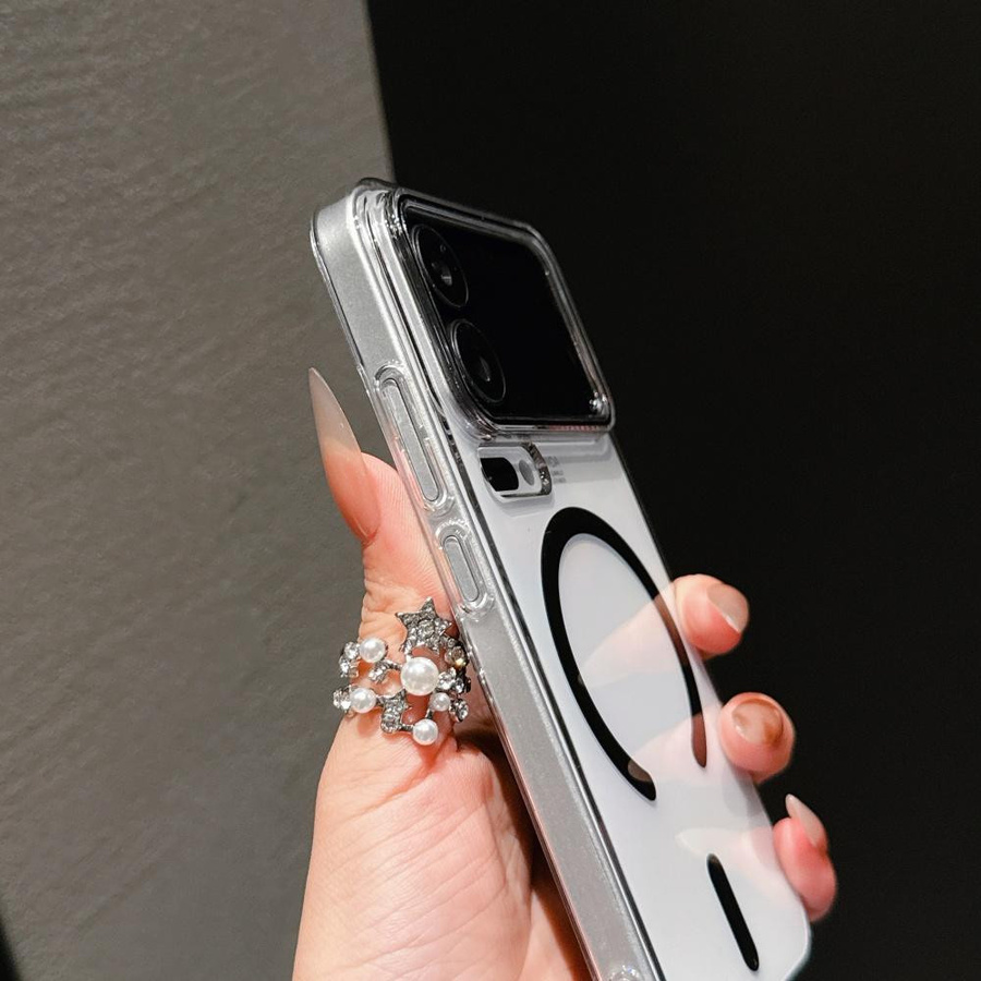 Transparente magnetische Handyhülle aus hartem PC für Xiaomi Mi 17 Pro Max, ultra-dünn und kompatibel mit kabellosem Laden - Bild 2