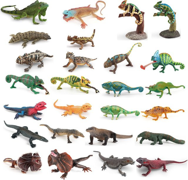 SODOFIGURES Reptile Figurines, Kunststoff, Bunt / Mehrfarbig - Bild 1