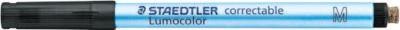 Staedtler Lumocolor correctable 305 Folienstifte, Linienbreite M, schwarz, 10 Stück - Bild 1