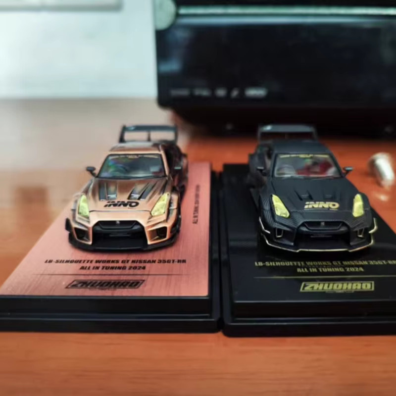 INNO GT-R (R35) LBWK SUPER SILHOUETTE 2024, Automodell, 1:64, Metall - Bild 3