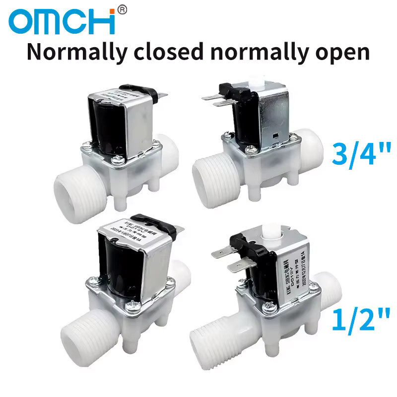 IKFAE Magnetventil-Schalter Wassersteuerventilregler in Weiß für 1/2" oder 3/4" mit DC 12V 24V oder AC 220V Optionen (Normalerweise Geschlossen oder Normalerweise Offen) - Bild 3