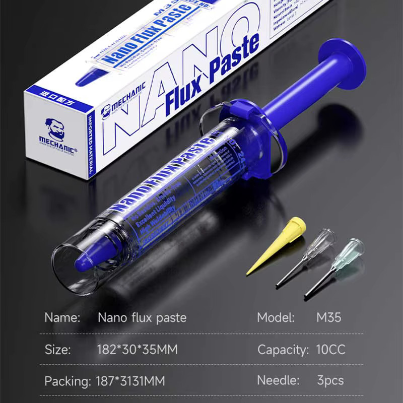 MECHANIC M35 Hochleistungs-Nano-Flussmittelpaste in Blau, 10 ml - Bild 5