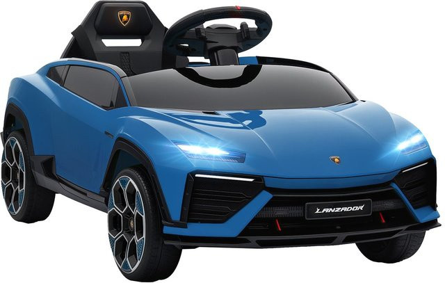 AIYAPLAY Lamborghini Kinder Elektroauto mit 2,4 GHz Fernbedienung, 2 Motor, LED, Musik - Bild 1